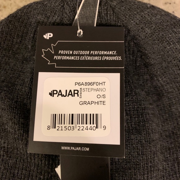 Pajar Stephanie Graphite Beanie NWT - Picture 3 of 8